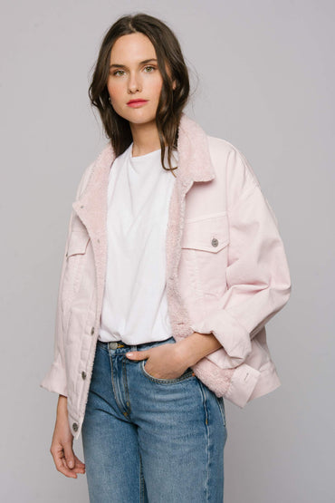 The Shearline Jacket Woman The Perfect Pink
